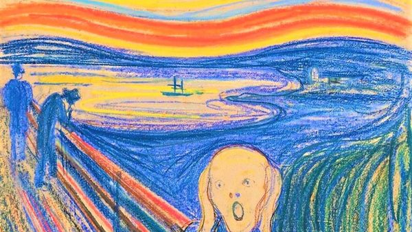 Munch Scream Pastel