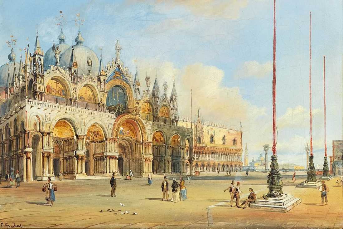 Carlo Grubacs Venice The Basilica Of Saint Mark