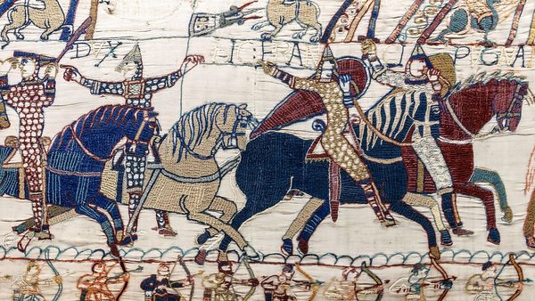 Bayeux Tapestry Scene55 William Hastings Battlefield