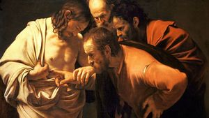 The Incredulity Of Saint Thomas Caravaggio 1601 2
