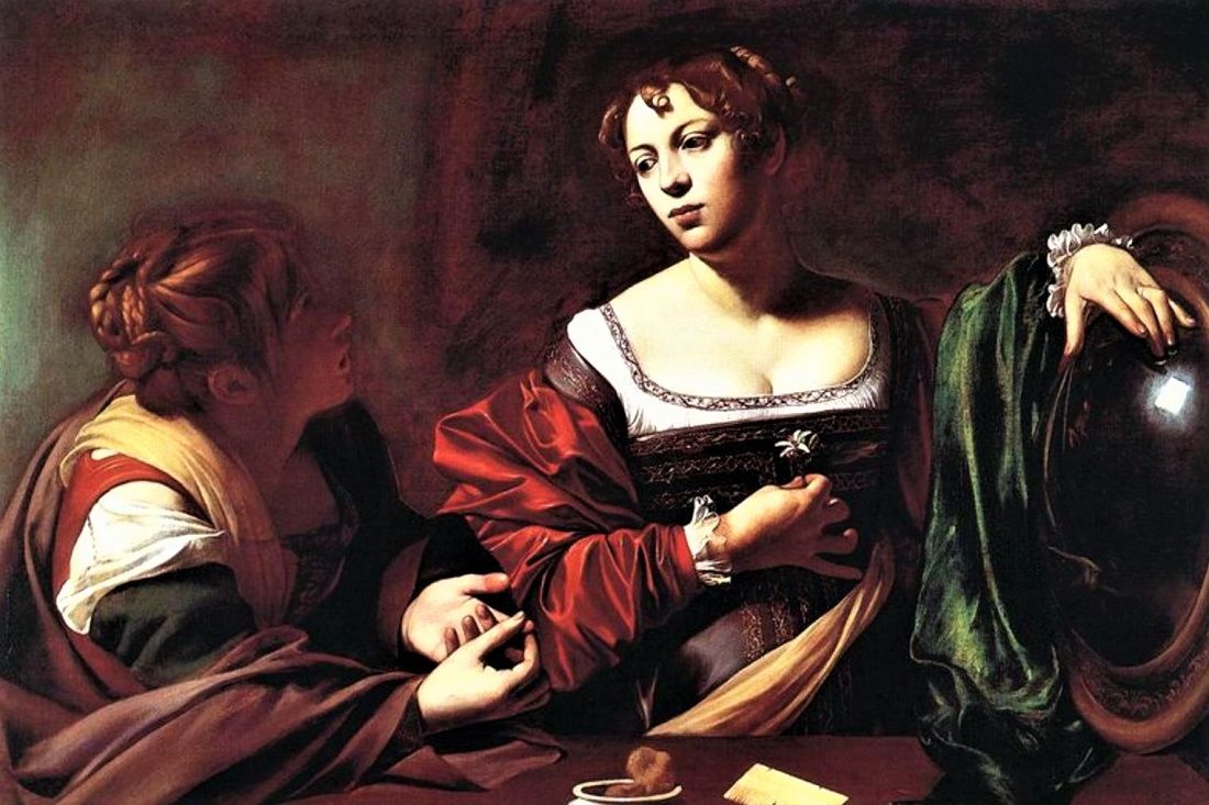 Martha And Mary Caravaggio