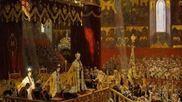 Coronation Of Nicholas Ii By L