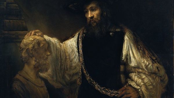 Rembrandt Aristotle With A Bust Of Homer Google Art Project