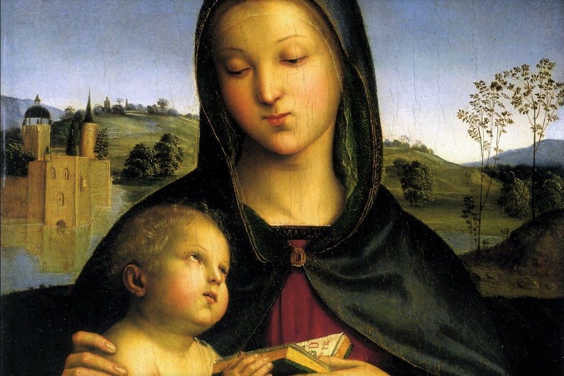 Raphael Madonna Child With The Book