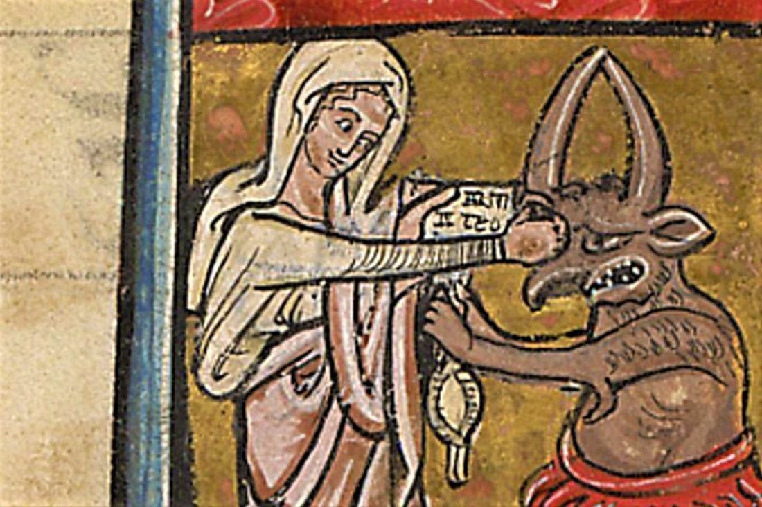 Mary Punching Devil