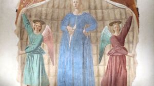 Madonna Del Parto Piero Della Francesca