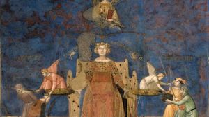 Allegory Of Good Government Lorenzetti