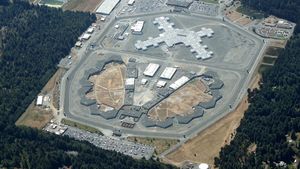 Aerial Shot Of Pelican Bay State Prison Taken 27 July 2009