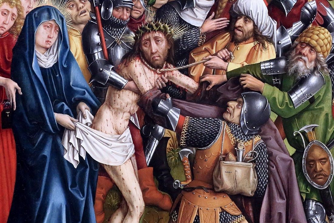 Master Of The Karlsruhe Passion Disrobing Of Christ
