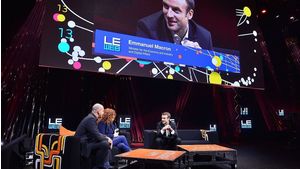 Leweb 2014 Conference Leweb Trends In Conversation With Emmanuel Macron French Minister For Economy Industry And Digital Affairs Pullman Stage 15970860036