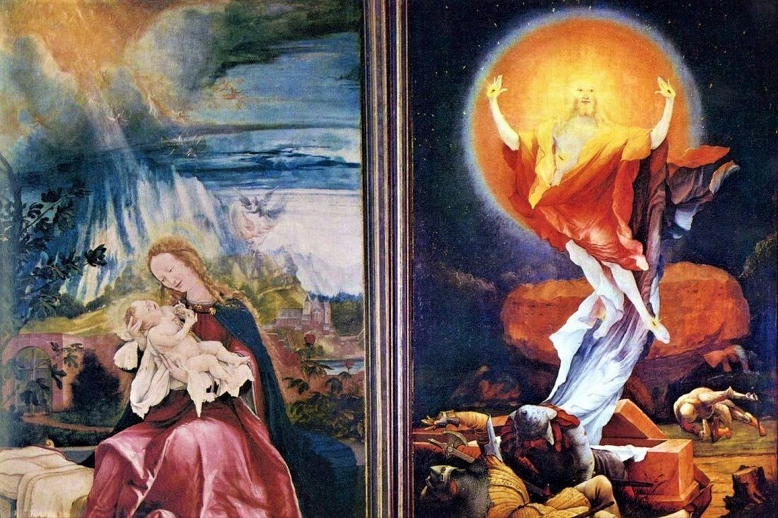 Gruenwald Nativity And Resurrection