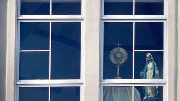 Blessed Sacrament In Window
