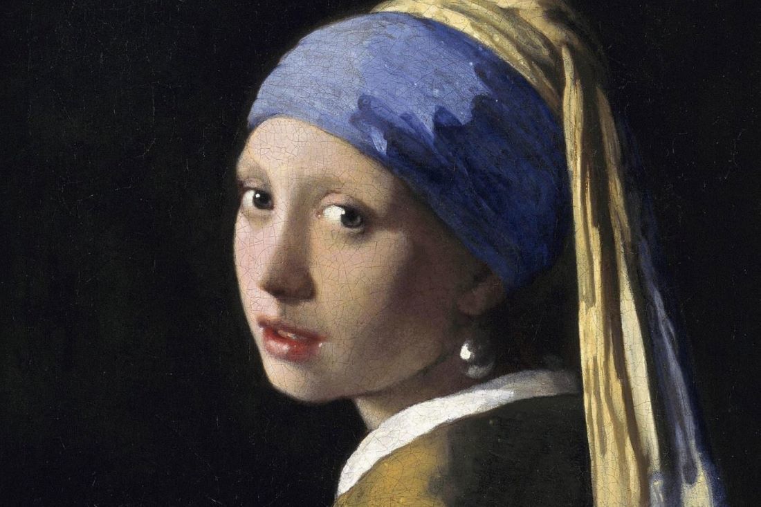 1100 Girl With A Peal Earring Vermeer 1665