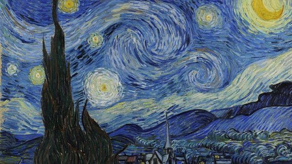 1100px Van Gogh Starry Night 1889