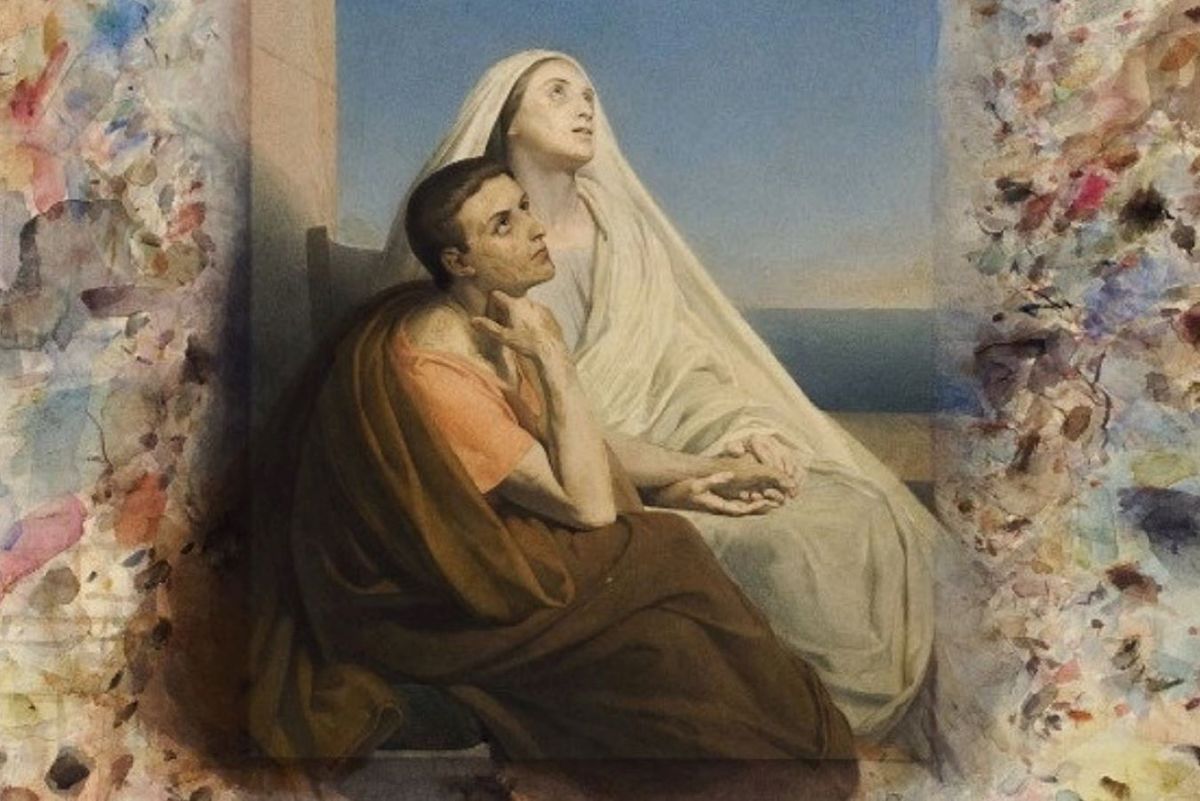 1350 Ary Scheffer Augustine And Monica