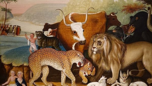 1350px The Peaceable Kingdom By Edward Hicks C