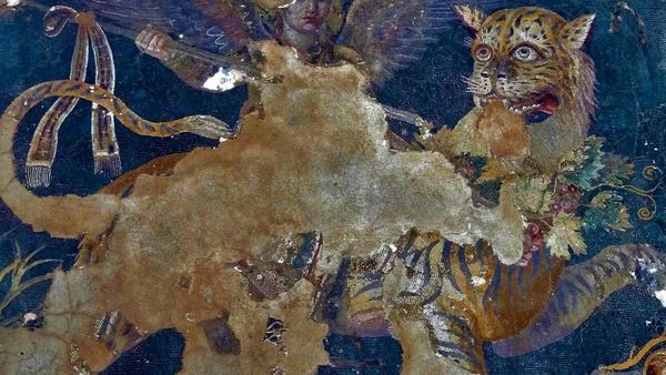 1500 Delos Museum Mosaik Dionysos 06
