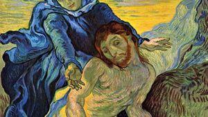 1500 Pieta After Delacroix 1889 Van Gogh