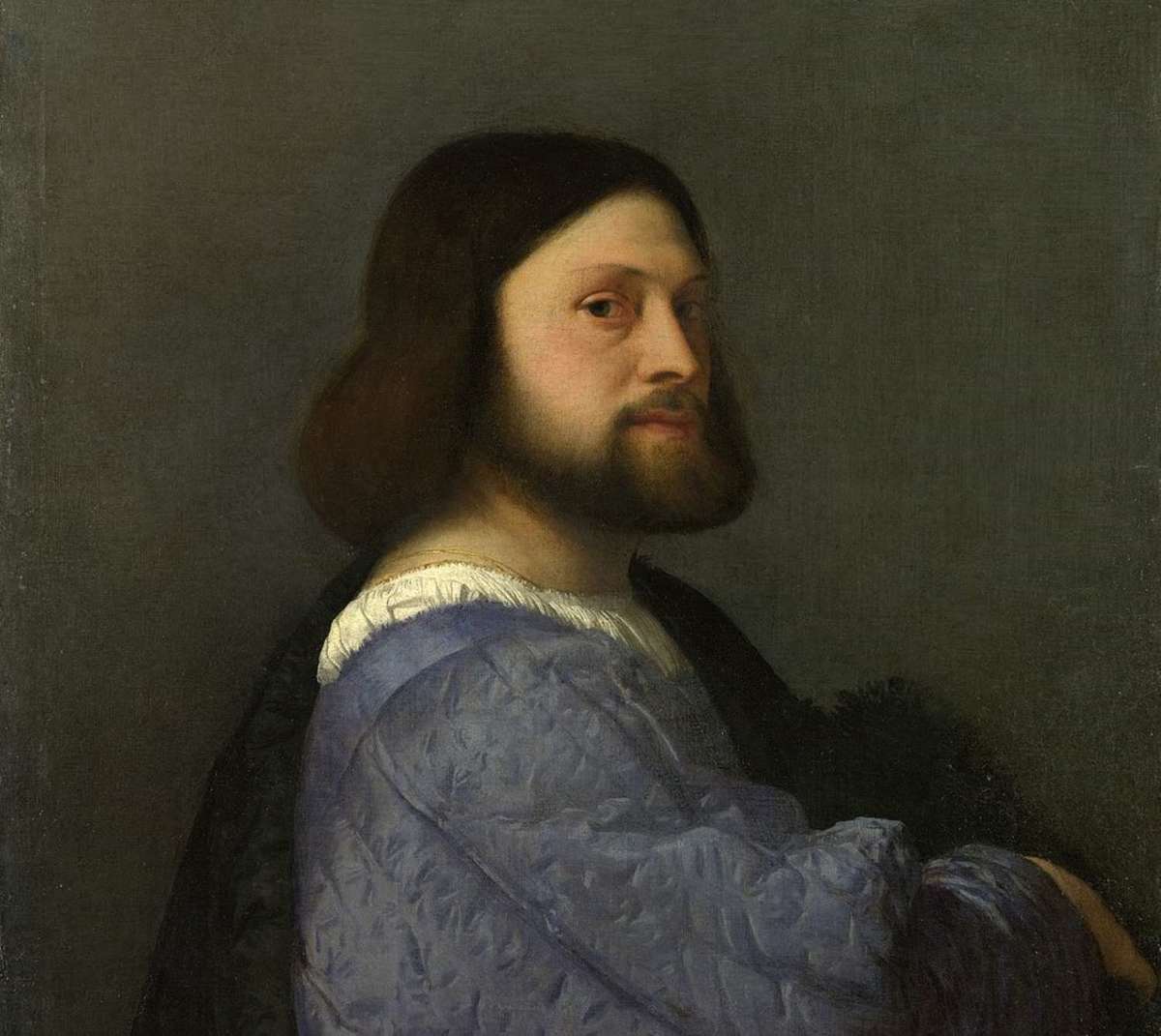 1500px Titian Portrait Of A Man With A Quilted Sleeve