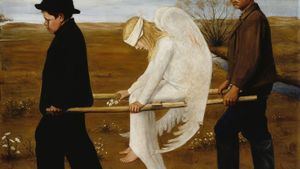 1500 The Wounded Angel Hugo Simberg