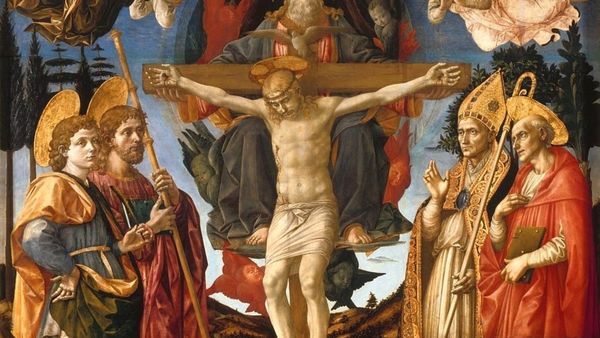 1500 Francesco Di Stefano Pesellino Santa Trinit Altarpiece Wga17374