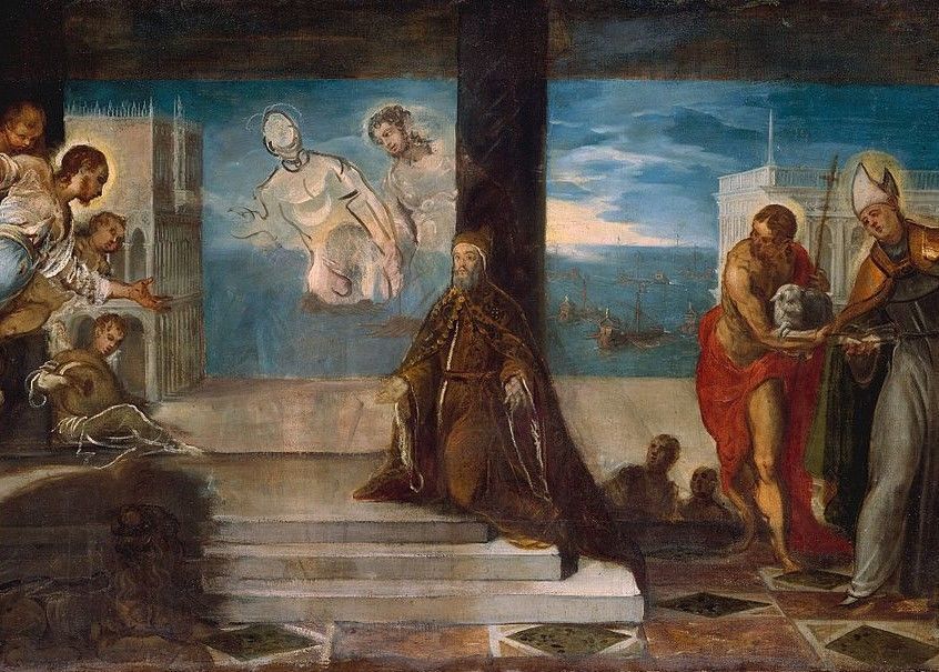 Doge Alvise Mocenigo 1507 1577 Presented To The Redeemer Met Dt216453 Copy