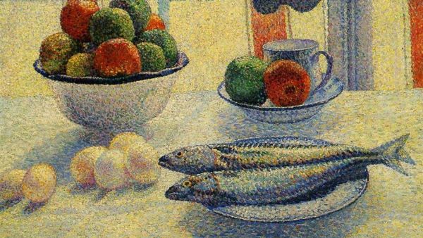 1500 Albert Dubois Pillet Still Life With Fish