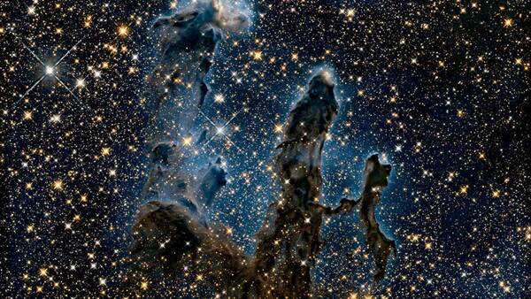 New View Of The Pillars Of Creation