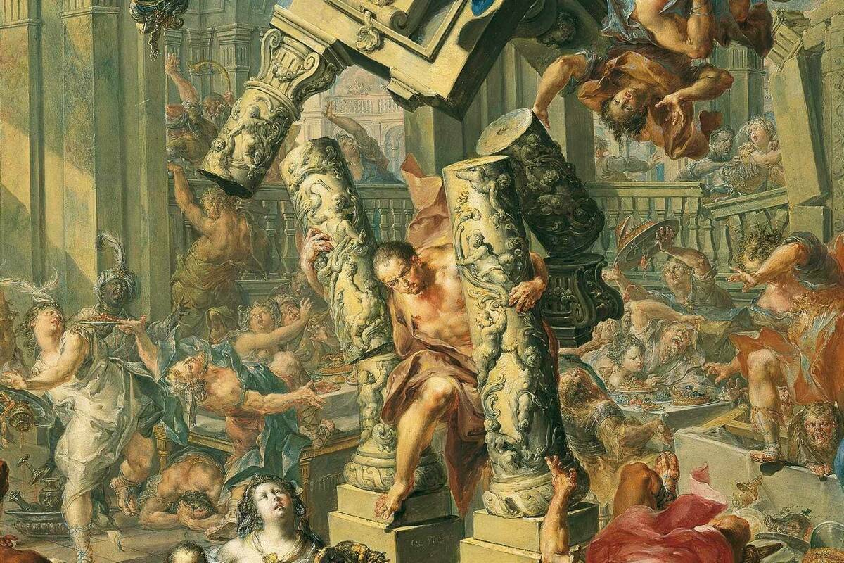 1701 Johann Georg Platzer Samsons Rache 2410 Sterreichische Galerie Belvedere