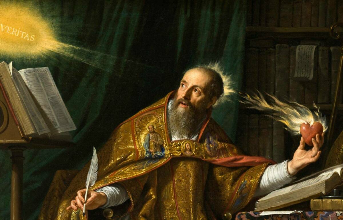 Saint Augustine By Philippe De Champaigne