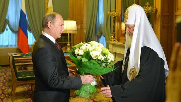 Vladimir Putin And Patriarch Kirill I Of Russia 2015 11 21 1