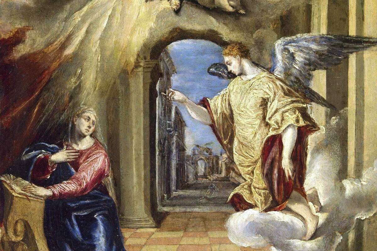 2000 Annunciation By El Greco 1570 1575 Prado