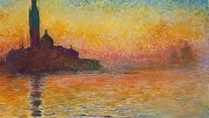 1850 Claude Monet Saint Georges Majeur Au Cr Puscule