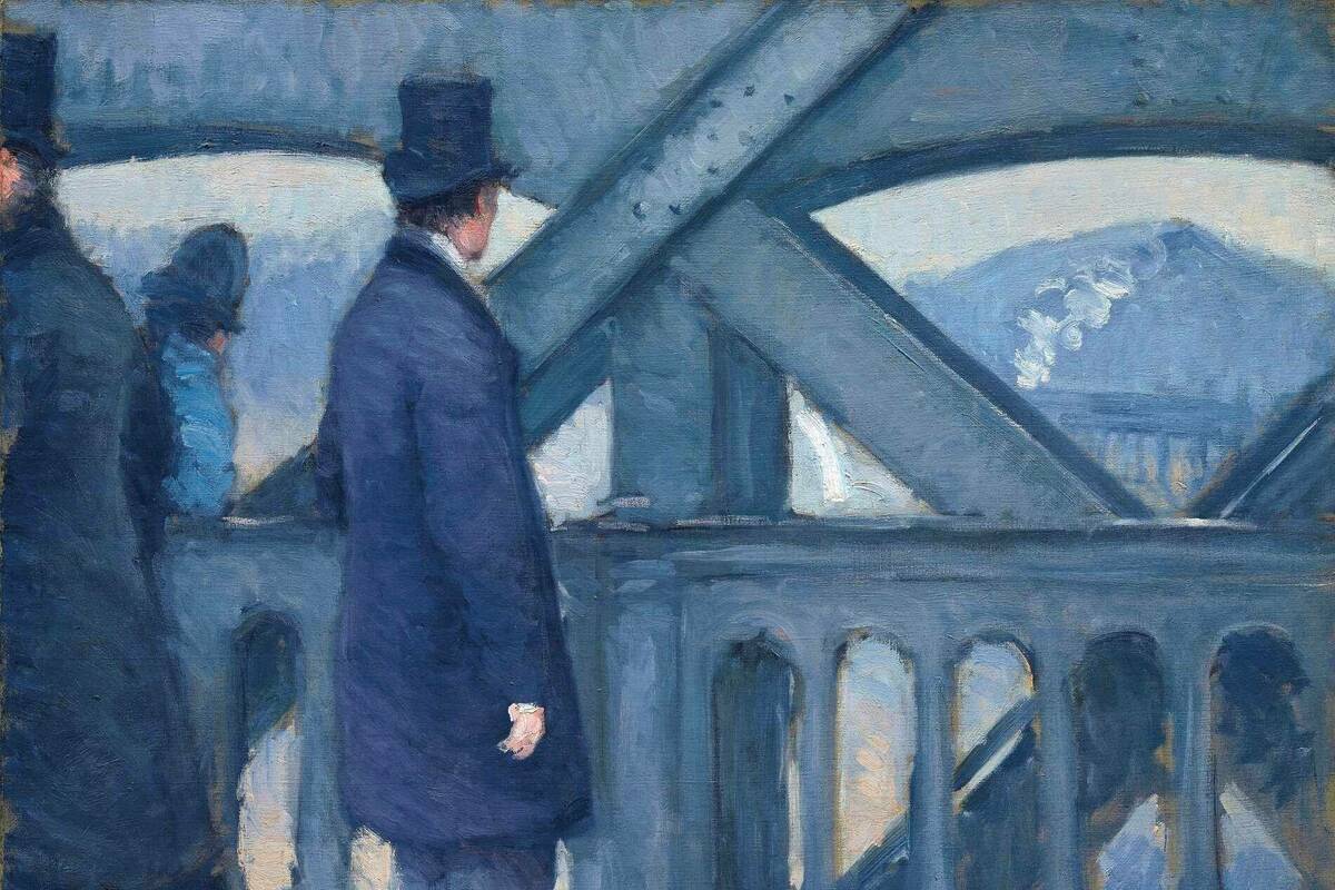 1900px Gustave Caillebotte Le Pont De Leurope Esquisse