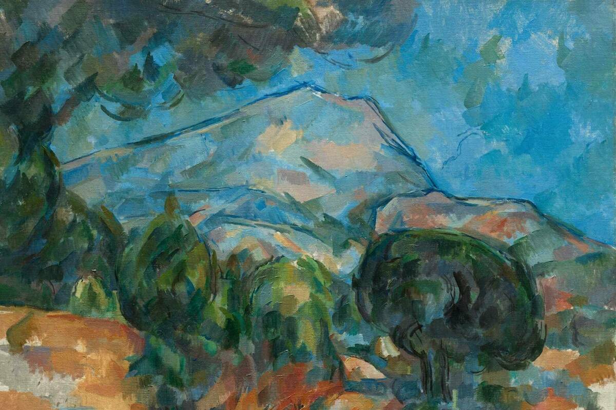 1900 Paul C Zanne Mount Sainte Victoire 1958
