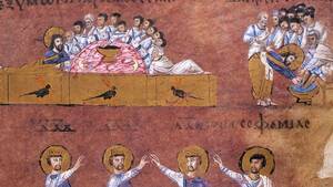 Last Supper Rossano Gospels