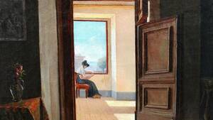 1900px Hortense Haudebourt Lescot Young Woman Reading In An Interior