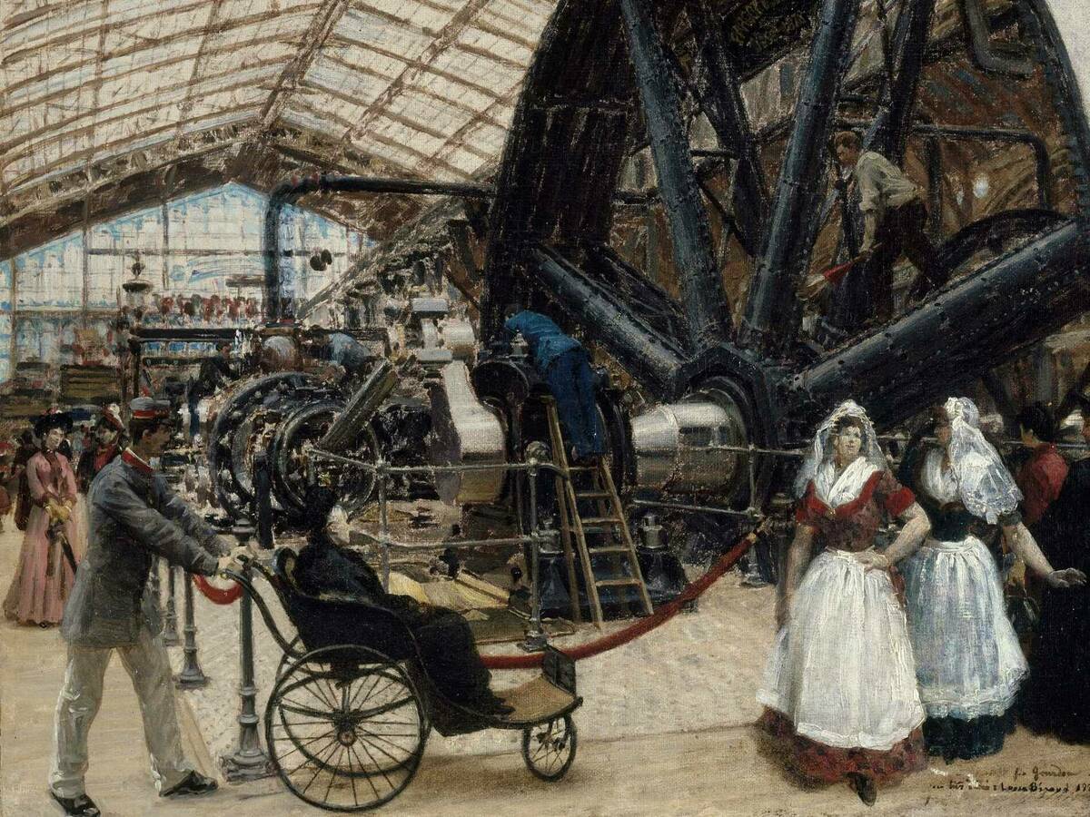 1900px Louis B Roud Int Rieur De La Galerie Des Machines L Exposition Universelle De 1889 P2641 Mus E Carnavalet
