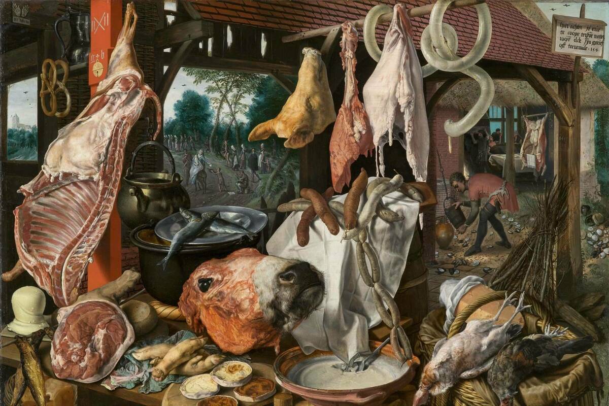 1900px A Meat Stall With The Holy Family Giving Alms Pieter Aertsen Google Cultural Institute