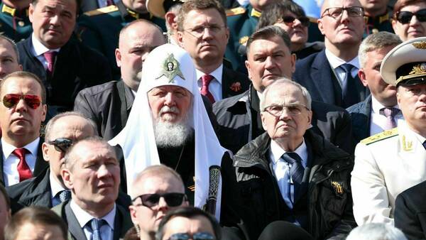 Patriarch Kirill at Moscow Victory Day Parade