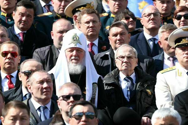 Patriarch Kirill at Moscow Victory Day Parade