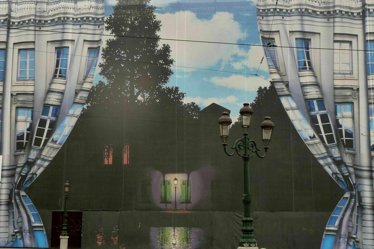 Brussels, Magritte Museum exterior.