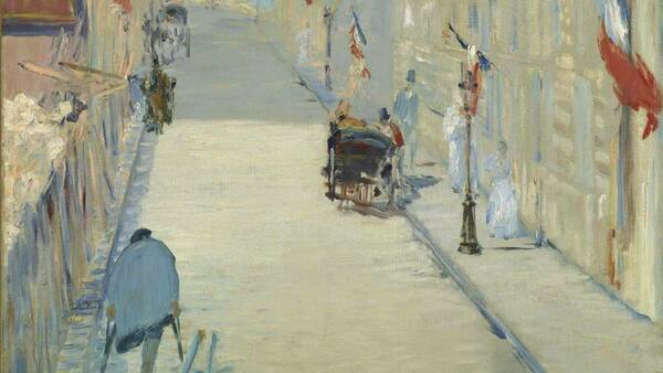 Édouard Manet, The Rue Mosnier with Flags, 1878