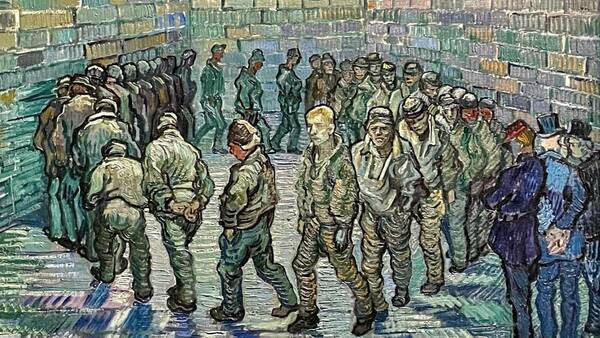 Van Gogh, Prisoners Exercising, 1890.